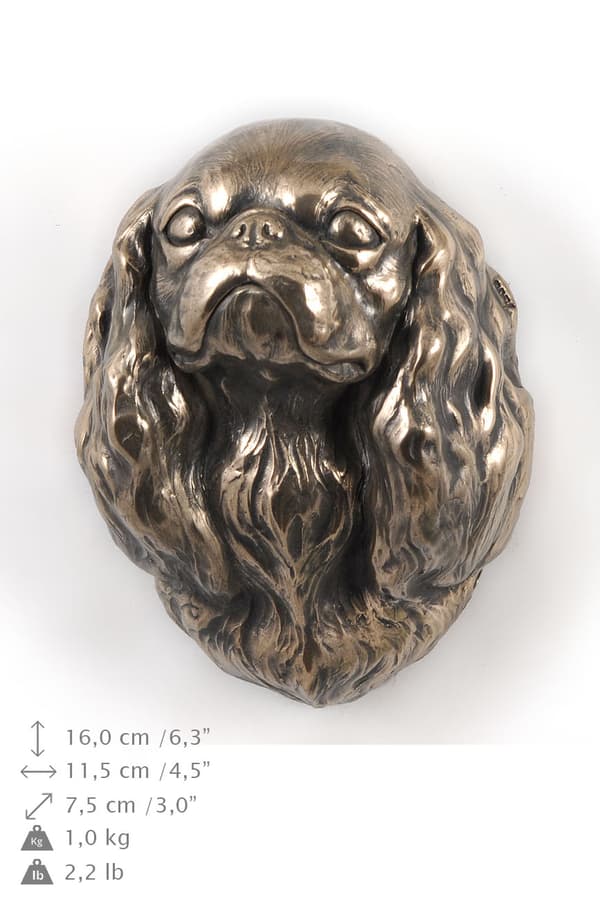 Cavalier King Charles Spaniel - hundestatuette, hængende buste, unik dekoration til en hundeelsker af Art-Dog