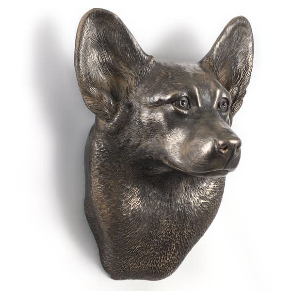 Pembroke Welsh Corgi - hundstatyett, hängande byst, unik dekoration för en hundälskare av Art-Dog