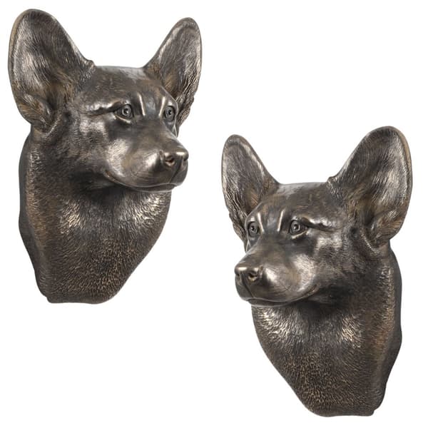 Pembroke Welsh Corgi - hundstatyett, hängande byst, unik dekoration för en hundälskare av Art-Dog