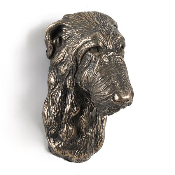 Skotlanninvinttikoira, Deerhound - koirapatsas, riippuva rintakuva, Art-Dogin ainutlaatuinen koriste koiran ystävälle
