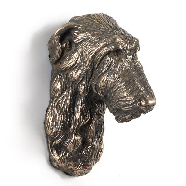 Skotlanninvinttikoira, Deerhound - koirapatsas, riippuva rintakuva, Art-Dogin ainutlaatuinen koriste koiran ystävälle