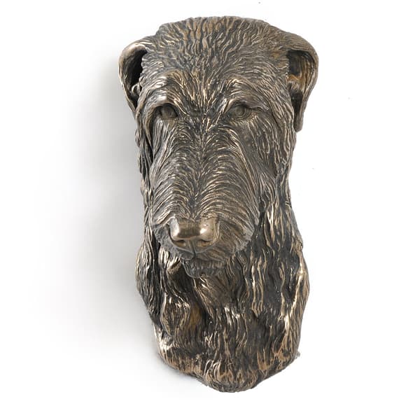 Skotlanninvinttikoira, Deerhound - koirapatsas, riippuva rintakuva, Art-Dogin ainutlaatuinen koriste koiran ystävälle