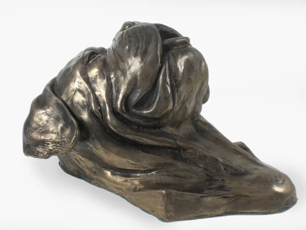 Bordeaux Dog, Dogue de Bordeaux, Ranskanmastiffi - koirapatsas, riippuva rintakuva, Art-Dogin ainutlaatuinen koristelu koiran ystävälle