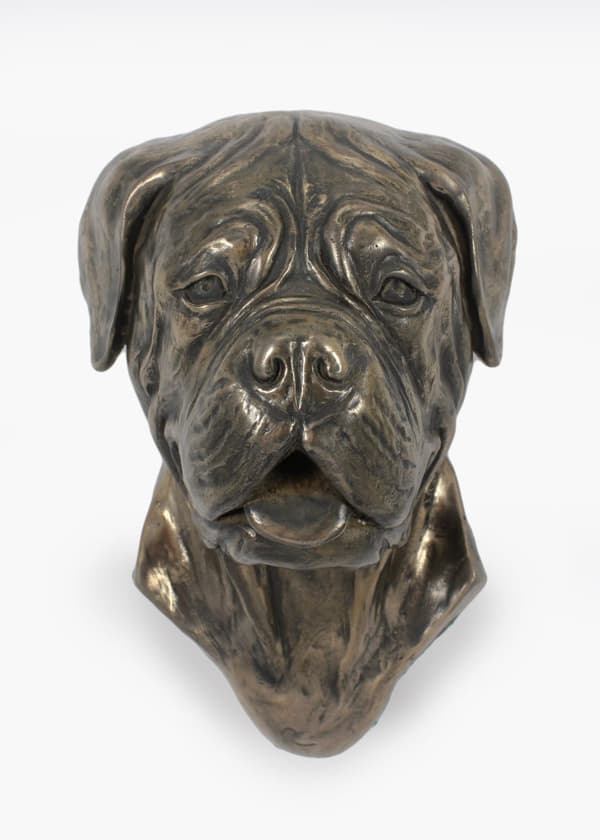 Bordeaux Dog, Dogue de Bordeaux, Ranskanmastiffi - koirapatsas, riippuva rintakuva, Art-Dogin ainutlaatuinen koristelu koiran ystävälle