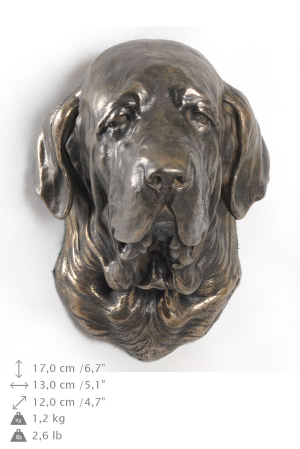 Fila Brasileiro, brasiliansk mastiff - hundstatyett, hängande byst, unik dekoration för en hundälskare av Art-Dog