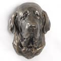 Miniatyrbild 2 av 6: Fila Brasileiro, brasiliansk mastiff - hundstatyett, hängande byst, unik dekoration för en hundälskare av Art-Dog