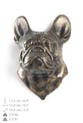 Miniatyrbild 7 av 8: Fransk bulldog - hundstatyett, hängande byst, unik dekoration för en hundälskare av Art-Dog