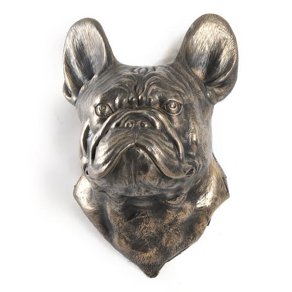 Fransk bulldog - hundstatyett, hängande byst, unik dekoration för en hundälskare av Art-Dog