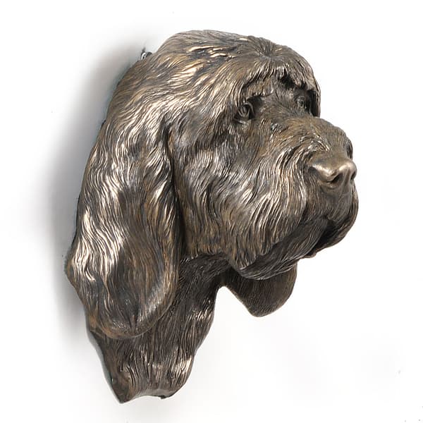 Stor griffon vendéen, Grand Griffon Vendéen - hundstatyett, hängande byst, unik dekoration för en hundälskare av Art-Dog