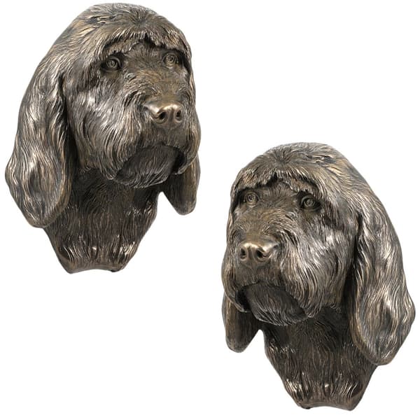 Stor griffon vendéen, Grand Griffon Vendéen - hundstatyett, hängande byst, unik dekoration för en hundälskare av Art-Dog