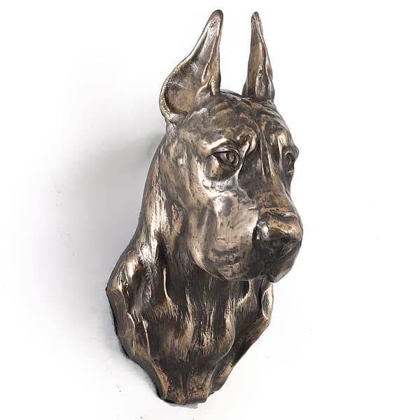 Great Dane I - hundestatuette, hængende buste, unik dekoration til en hundeelsker af Art-Dog
