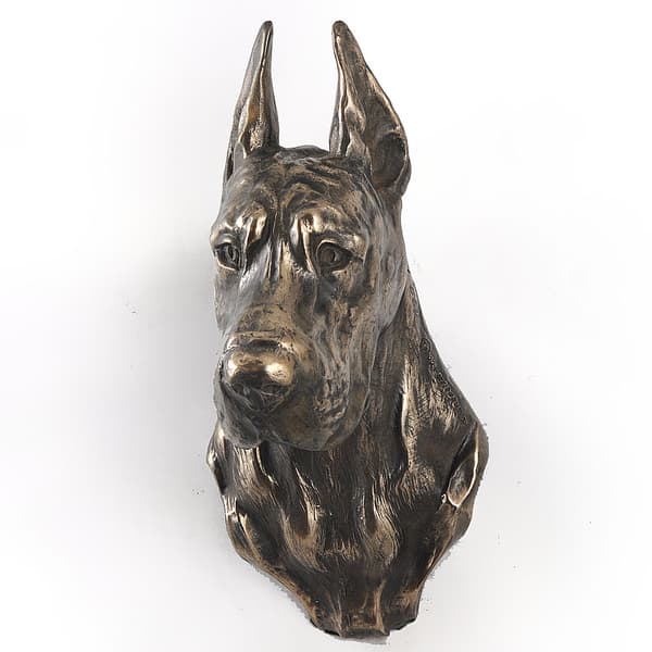 Great Dane I - hundestatuette, hængende buste, unik dekoration til en hundeelsker af Art-Dog