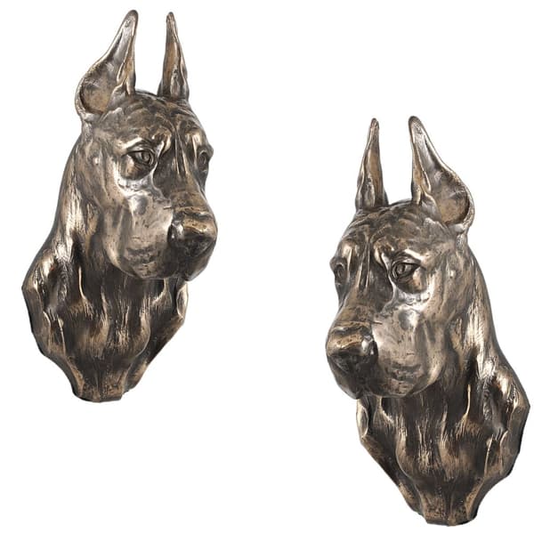 Great Dane I - hundestatuette, hængende buste, unik dekoration til en hundeelsker af Art-Dog