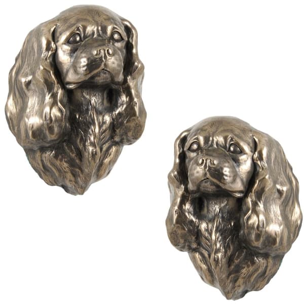 Cavalier King Charles Spaniel I - hundestatuette, hængende buste, unik dekoration til en hundeelsker af Art-Dog