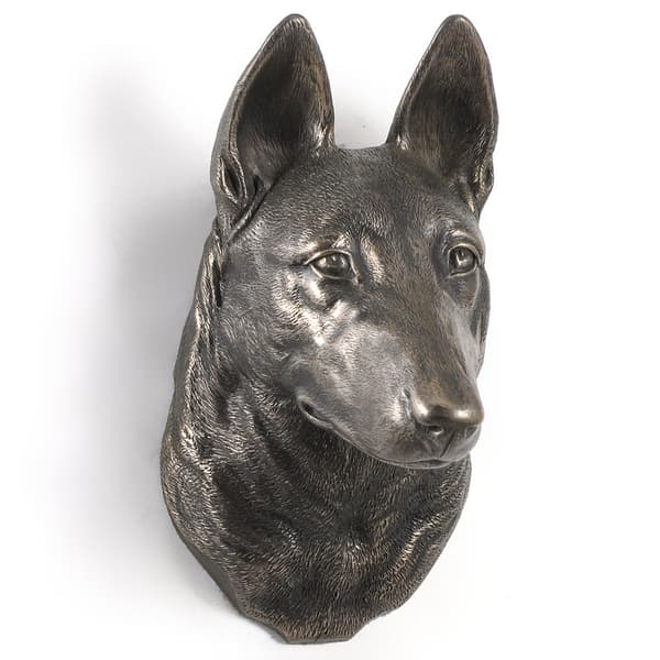 Malinois Belgian Shepherd - hundstatyett, hängande byst, unik dekoration för en hundälskare av Art-Dog