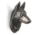Miniatyrbild 5 av 7: Malinois Belgian Shepherd - hundstatyett, hängande byst, unik dekoration för en hundälskare av Art-Dog