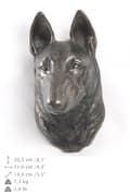 Miniatyrbild 6 av 7: Malinois Belgian Shepherd - hundstatyett, hängande byst, unik dekoration för en hundälskare av Art-Dog