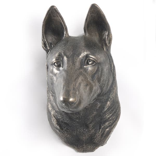 Malinois Belgian Shepherd - hundstatyett, hängande byst, unik dekoration för en hundälskare av Art-Dog