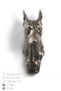 Miniatyrbild 4 av 5: Dvärgpinscher - hundstatyett, hängande byst, unik dekoration för en hundälskare av Art-Dog