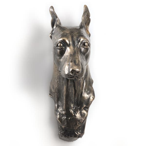Dvärgpinscher - hundstatyett, hängande byst, unik dekoration för en hundälskare av Art-Dog