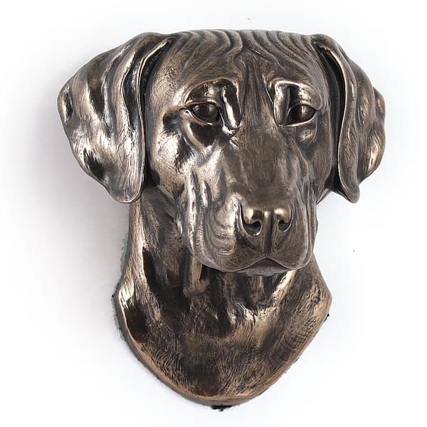 Rhodesian Ridgeback, afrikansk løvehund - hundestatuette, hængende buste, unik dekoration til en hundeelsker af Art-Dog