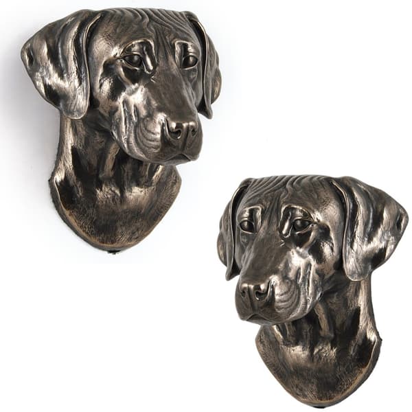 Rhodesian Ridgeback, afrikansk løvehund - hundestatuette, hængende buste, unik dekoration til en hundeelsker af Art-Dog