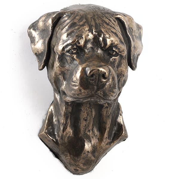 Rottweiler - hundstatyett, hängande byst, unik dekoration för en hundälskare av Art-Dog
