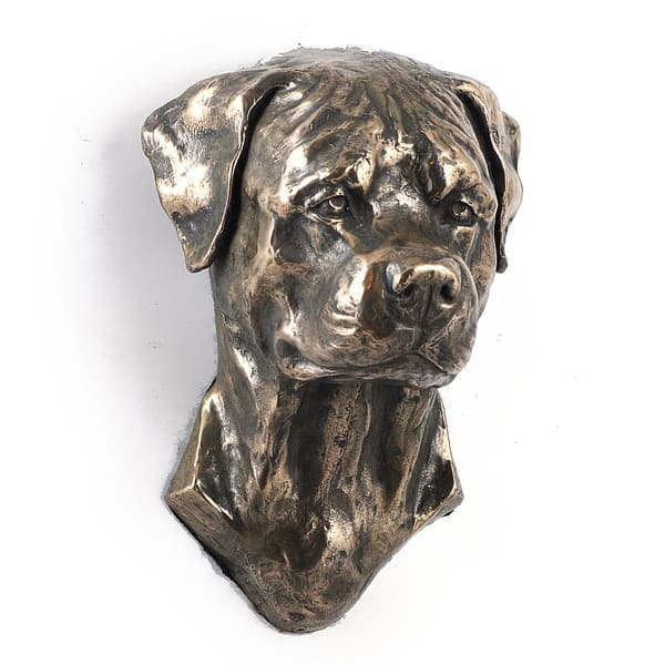 Rottweiler - hundstatyett, hängande byst, unik dekoration för en hundälskare av Art-Dog