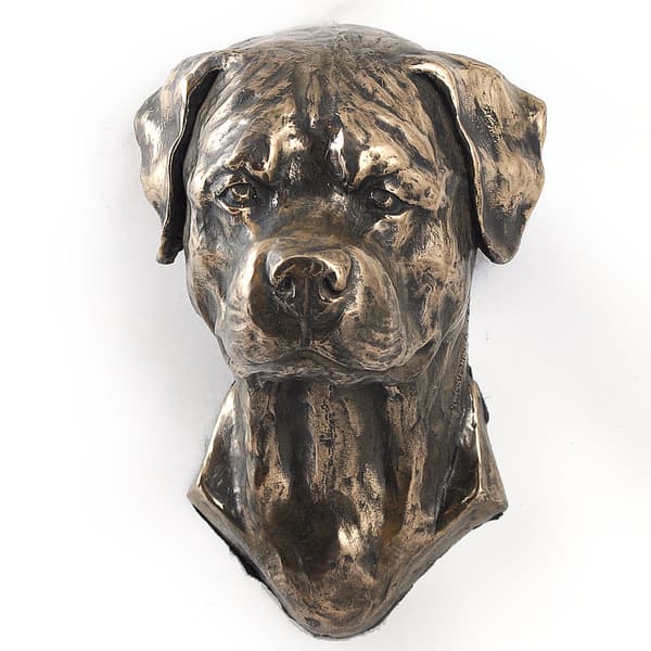 Rottweiler - hundstatyett, hängande byst, unik dekoration för en hundälskare av Art-Dog