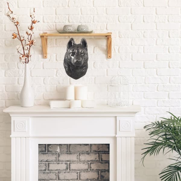 Siberian Husky, Siberian Husky - hundestatuette, hængende buste, unik dekoration til en hundeelsker af Art-Dog