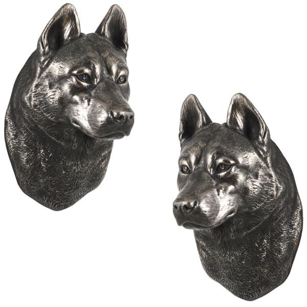 Siberian Husky, Siberian Husky - hundestatuette, hængende buste, unik dekoration til en hundeelsker af Art-Dog
