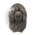 Miniatyrbild 3 av 8: Tibetansk terrier, tibetansk terrier - hundstatyett, hängande byst, unik dekoration för en hundälskare av Art-Dog