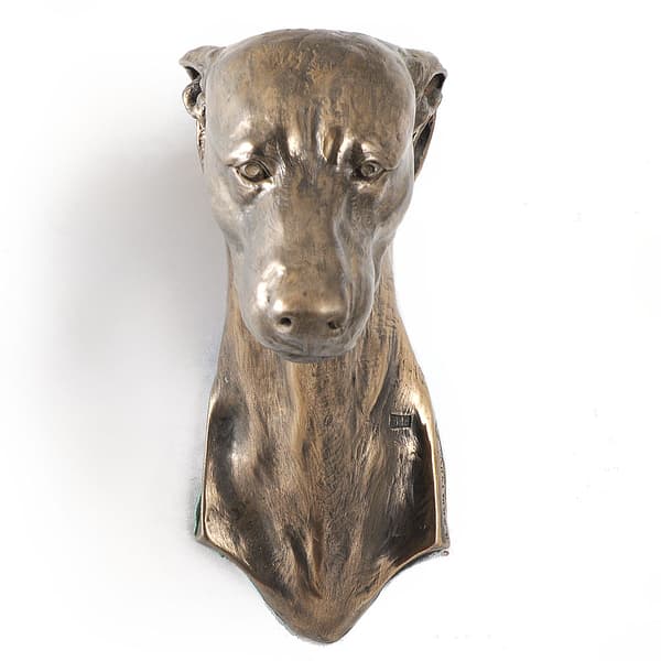 Whippet, engelsk vinthund - hundstatyett, hängande byst, unik dekoration för en hundälskare av Art-Dog
