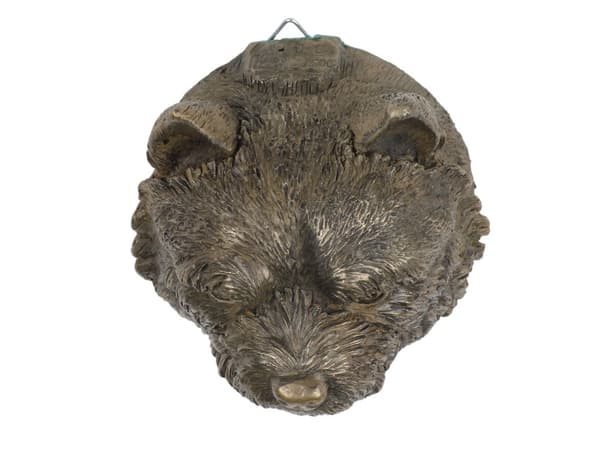 Norwich Terrier - hundestatuette, hængende buste, unik dekoration til en hundeelsker af Art-Dog