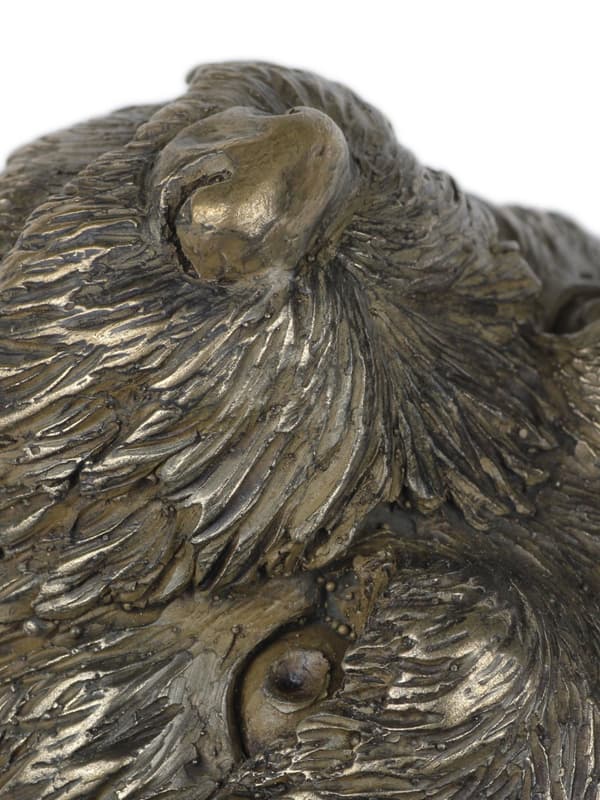 Norwich Terrier - hundestatuette, hængende buste, unik dekoration til en hundeelsker af Art-Dog