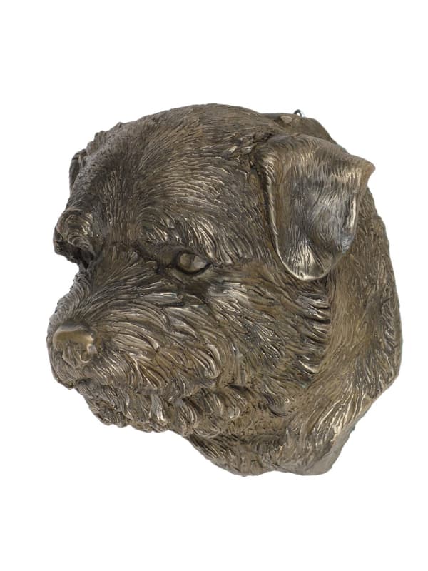 Norfolk Terrier II - hundstatyett, hängande byst, unik dekoration för en hundälskare av Art-Dog