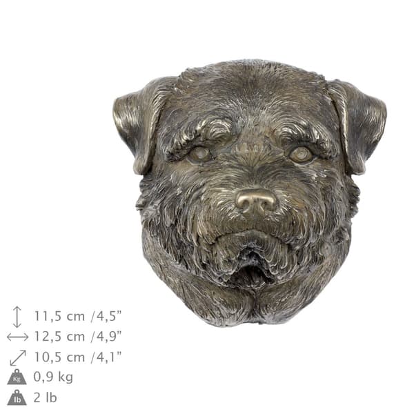 Norfolk Terrier II - hundstatyett, hängande byst, unik dekoration för en hundälskare av Art-Dog