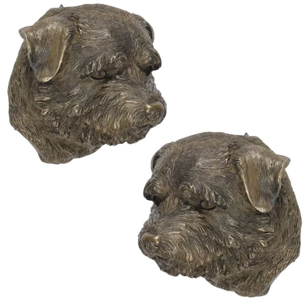 Norfolk Terrier II - hundstatyett, hängande byst, unik dekoration för en hundälskare av Art-Dog