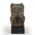 Miniatyrbillede 3 af 6: Cane Corso Italiano - hundestatuette, buste på stenbund, skulptur, trofæ til hundeudstilling af Art-Dog