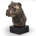 Miniatyrbillede 2 af 6: Cane Corso Italiano - hundestatuette, buste på stenbund, skulptur, trofæ til hundeudstilling af Art-Dog
