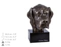 Miniatyrbild 4 av 5: Pointer - hundstatyett, byst på stenfot, skulptur, trofé för hundutställning av Art-Dog