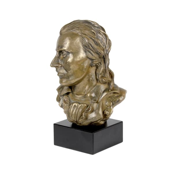 Friedrich Schiller - rintakuva marmorilla, kuuluisan henkilön patsas, Art-Dogin koristeet toimistoon, kouluun ja hotelliin