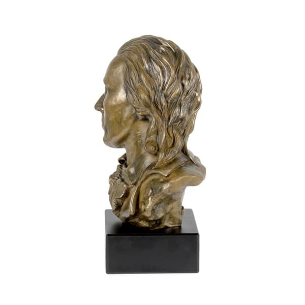 Friedrich Schiller - rintakuva marmorilla, kuuluisan henkilön patsas, Art-Dogin koristeet toimistoon, kouluun ja hotelliin
