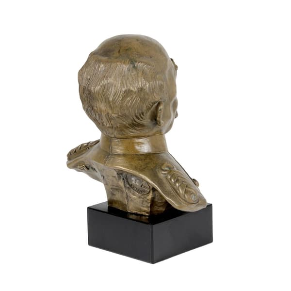 Otto von Bismarck - buste på marmor, statuette af en berømt person, dekoration til kontor, skole og hotel af Art-Dog