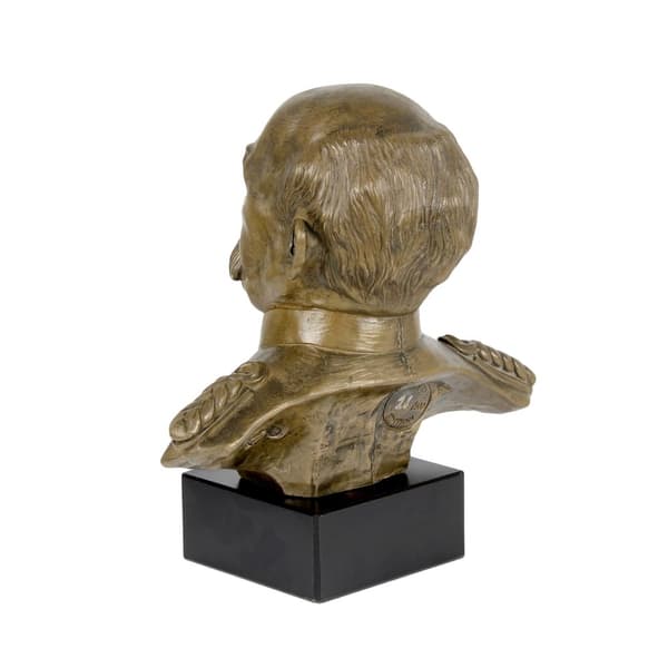 Otto von Bismarck - buste på marmor, statuette af en berømt person, dekoration til kontor, skole og hotel af Art-Dog