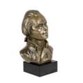 Miniatyrbild 2 av 9: Thomas Jefferson - byst på marmor, statyett av en känd person, dekoration för kontoret, skolan och hotellet av Art-Dog