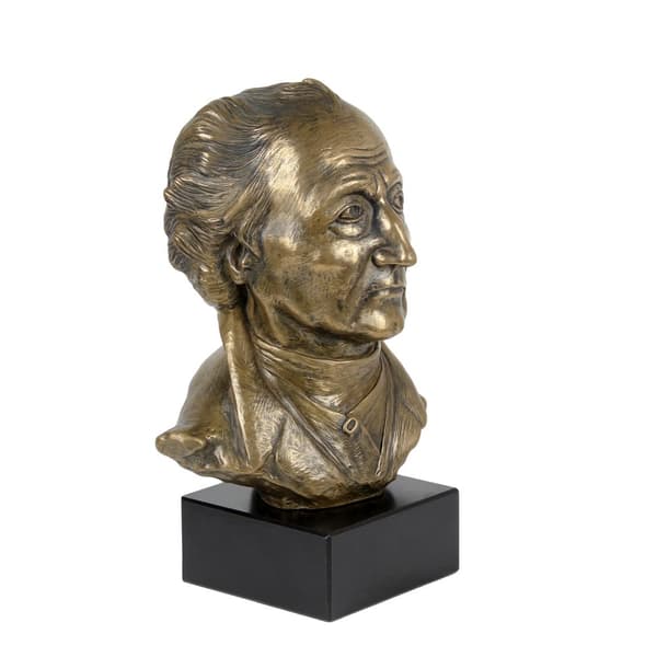 Johann Wolfgang von Goethe - rintakuva marmorilla, kuuluisan henkilön patsas, Art-Dogin koristelu toimistoon, kouluun ja hotelliin