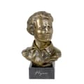Pikkukuva 1 / 9: George Gordon Byron - rintakuva marmorilla, kuuluisan henkilön patsas, koristelu toimistoon, kouluun ja hotelliin Art-Dog