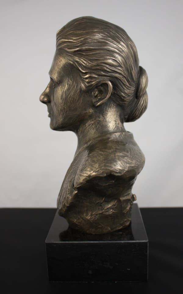 Maria Skłodowska-Curie - buste på marmor, statuette af en berømt person, dekoration til kontoret, skolen og hotellet af Art-Dog