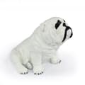 Miniatyrbild 5 av 11: Engelsk bulldog, Bulldog II - hundstatyett, sittande hund på skrivbordet, dekoration för en hundälskares vardagsrum av Art-Dog